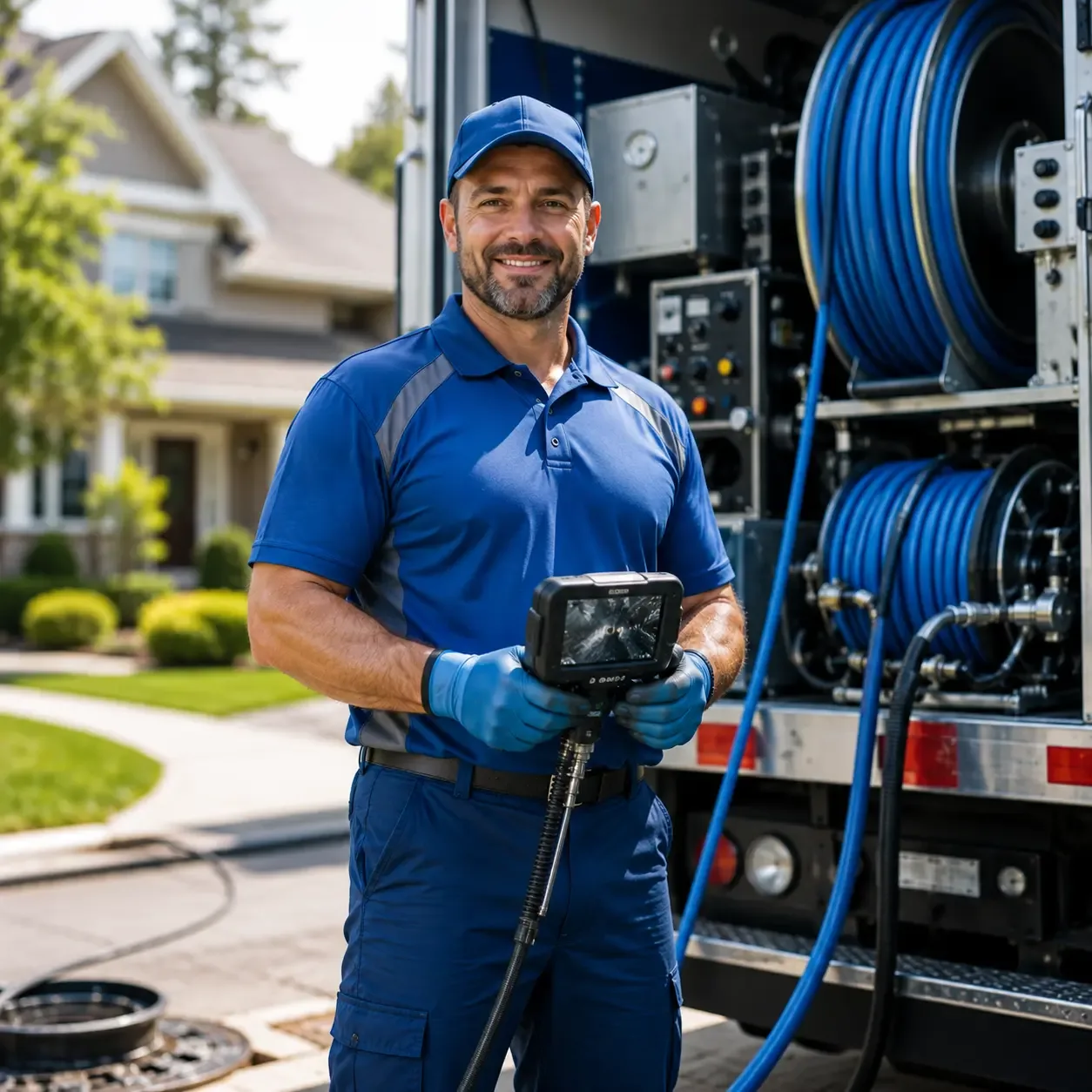 Local outdoor drain cleaning specialists in Blessing, TX